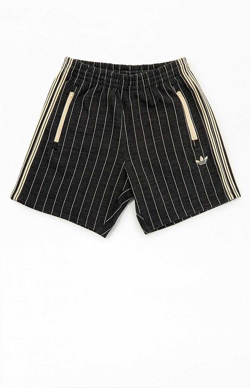 Adidas Pinstripe Shorts in Black - S